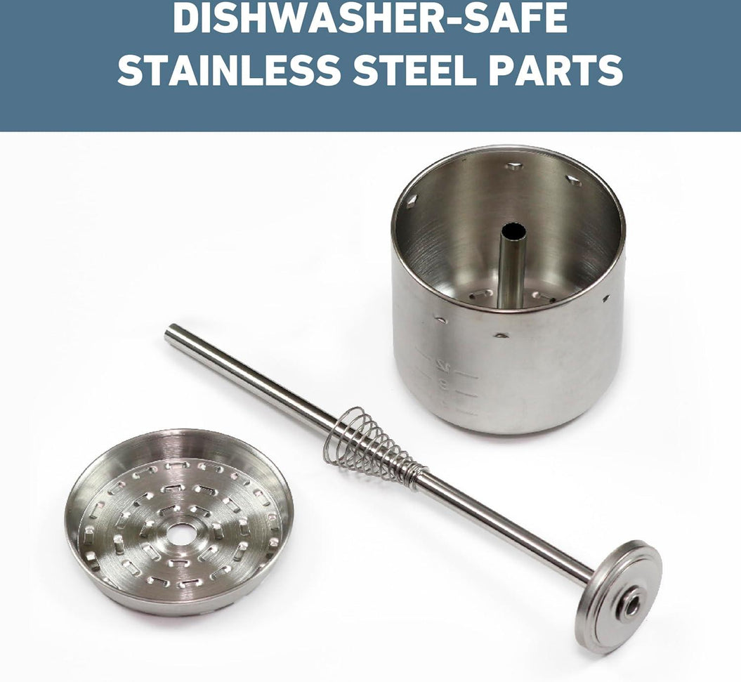 West Bend - 12-Cup Silver Classic Stainless Steel Electric Coffee Percolator with Heat Resistant Handle - 54159