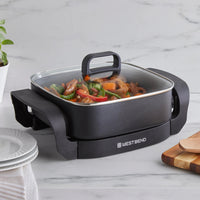 West Bend - 12" Electric Skillet with Non-Stick Coating - SKWB12BK13