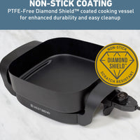 West Bend - 12" Electric Skillet with Non-Stick Coating - SKWB12BK13