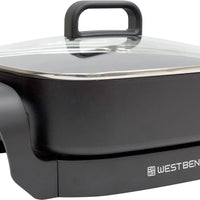 West Bend - 12" Electric Skillet with Non-Stick Coating - SKWB12BK13