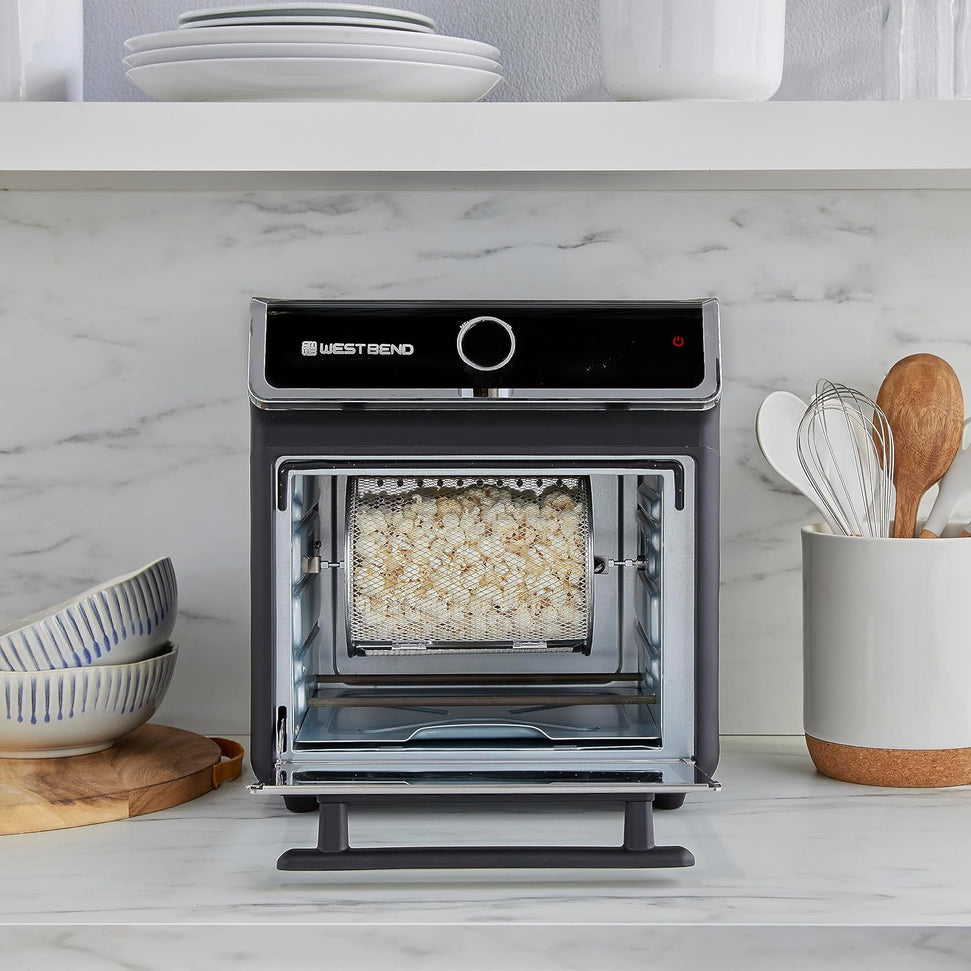 West Bend - 15 QT Black Air Fryer Oven with 16 Presets - AFWB15BK13