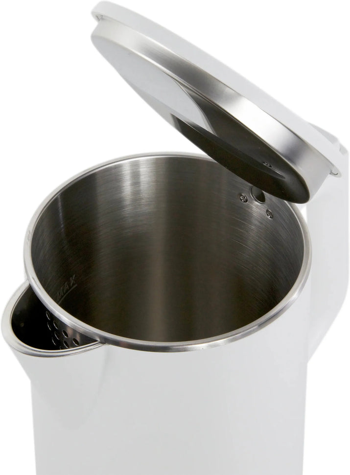 West Bend - 1.5 L White & Gold Electric Kettle - KTWB2LWG13