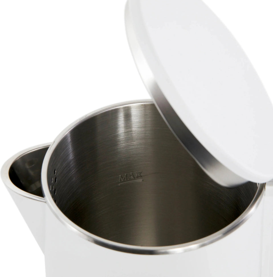 West Bend - 1.5 L White & Gold Electric Kettle - KTWB2LWG13