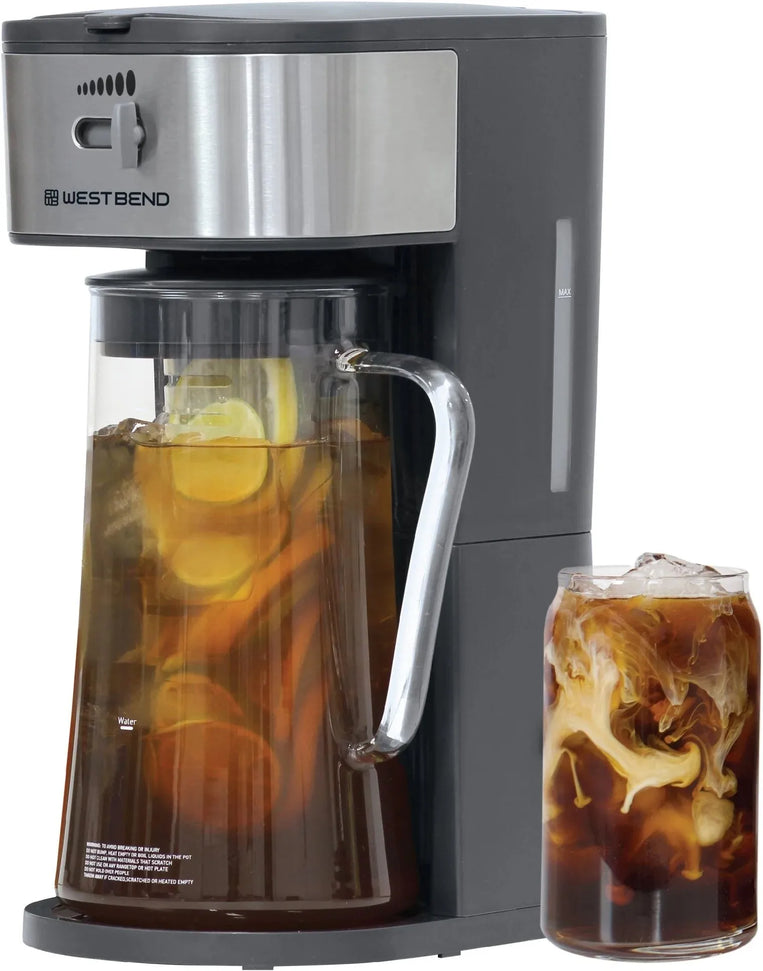 West Bend - 2.75 Qt. Capacity Ice Tea Maker with Infusion Tube - IT500-W