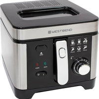 West Bend - 3 L Stainless Steel BlacksDeep Fryer - DFWB3LBK13