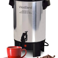 West Bend - 30-Cup Aluminum Coffee Maker with Temp Control - 58030