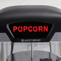 West Bend - 4 QT Black Theater Crazy Popcorn Machine - PCWBTCBK13
