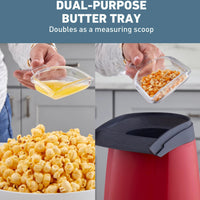 West Bend - 4 QT Red Air Crazy Hot Air Popcorn Machine - PCWBACRD13