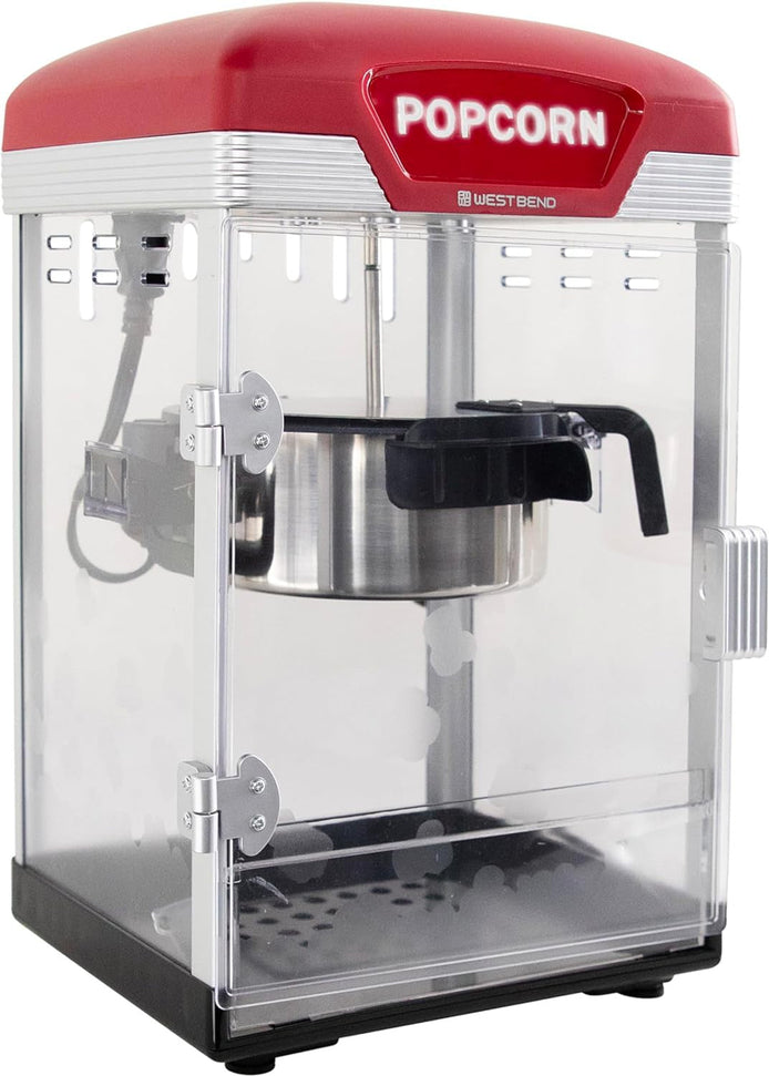 West Bend - 4 QT Red Theater Crazy Popcorn Machine - PCWBTCRD13