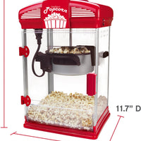 West Bend - 4 QT Red Theater Oil Popcorn Machine - 82515