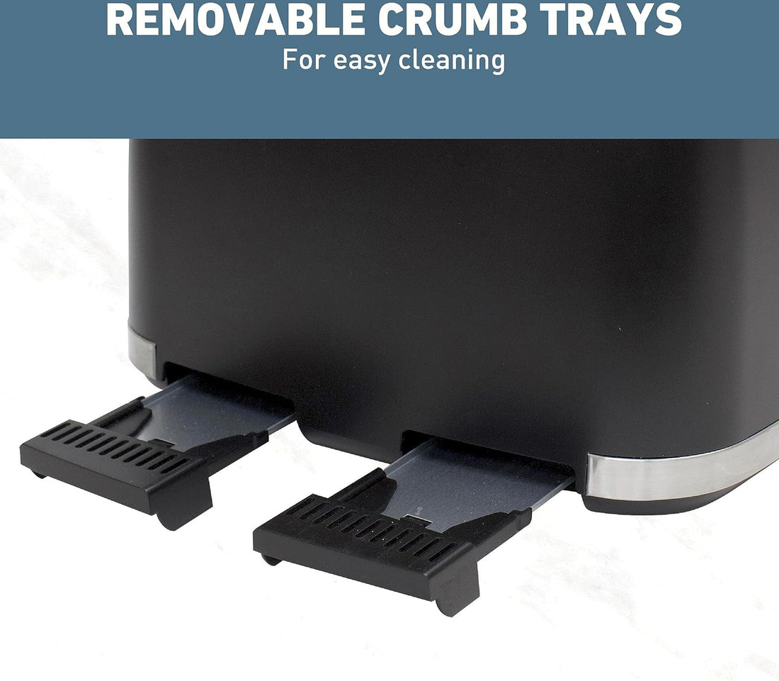 West Bend - 4-Slice Black Toaster - TTWB4SBK13