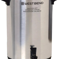 West Bend - 42-Cup Aluminum Coffee Maker with Temp Control - CU0042PA23