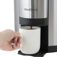 West Bend - 42-Cup Stainless Steel Urn Coffee Maker - 57042