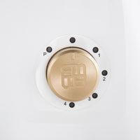 West Bend - 48 Oz Glass Jar White & Gold Multi-Function Blender with Travel Cup - BLWB48WG13