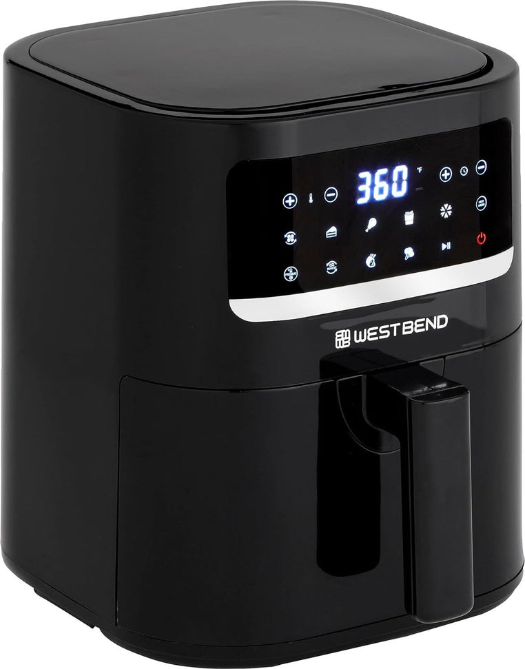 West Bend - 5 QT Air Fryer with 10 Presets - AFWB5QBK13