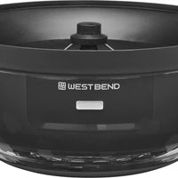 West Bend - 6 QT Black Stir-Crazy Oil Popcorn Popper Machine - PCWBSCBK13