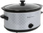 West Bend - 6 QT Ceramic Silver Manual Slow Cooker - SCWB6QPTSV13