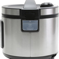 West Bend - 6 QT Metal Rice & Grain Multi Cooker - RCWB20CSS13