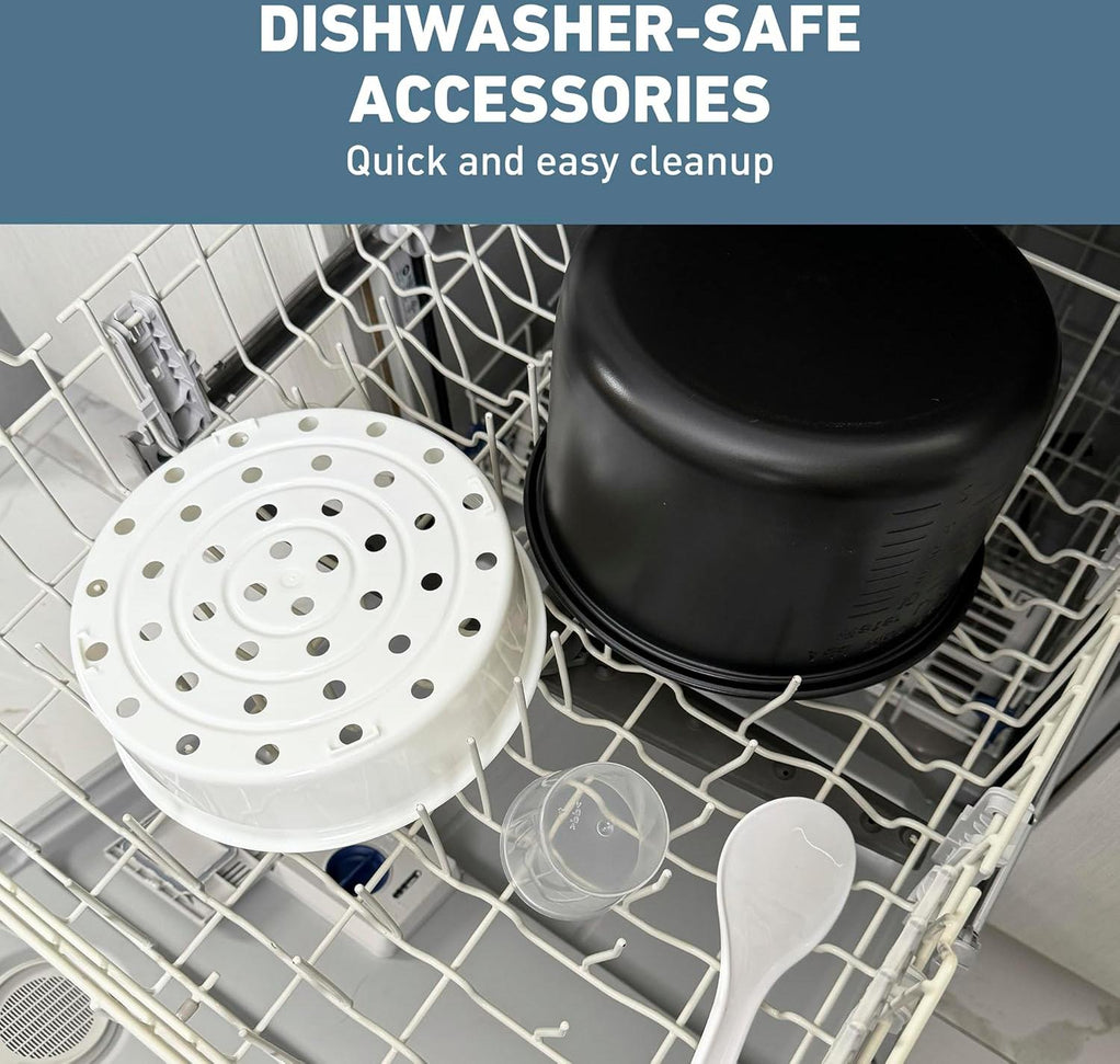 West Bend - 6 QT Metal Rice & Grain Multi Cooker - RCWB20CSS13