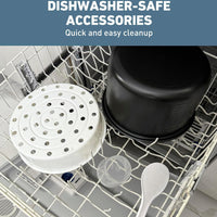 West Bend - 6 QT Metal Rice & Grain Multi Cooker - RCWB20CSS13