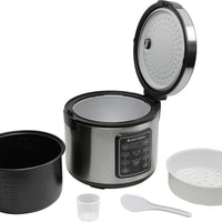 West Bend - 6 QT Metal Rice & Grain Multi Cooker - RCWB20CSS13