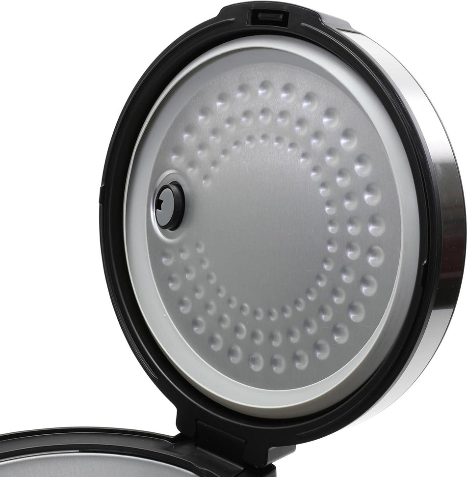 West Bend - 6 QT Metal Rice & Grain Multi Cooker - RCWB20CSS13