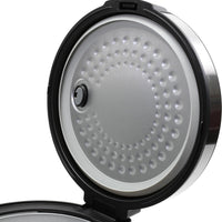 West Bend - 6 QT Metal Rice & Grain Multi Cooker - RCWB20CSS13