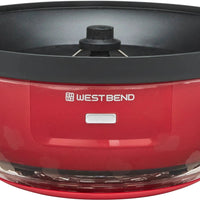 West Bend - 6 QT Red Stir-Crazy Oil Popcorn Popper Machine - PCWBSCRD13