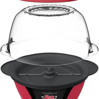 West Bend - 850W, 6 QT Red Stir Crazy Stirring Oil Popcorn Machine - 82707