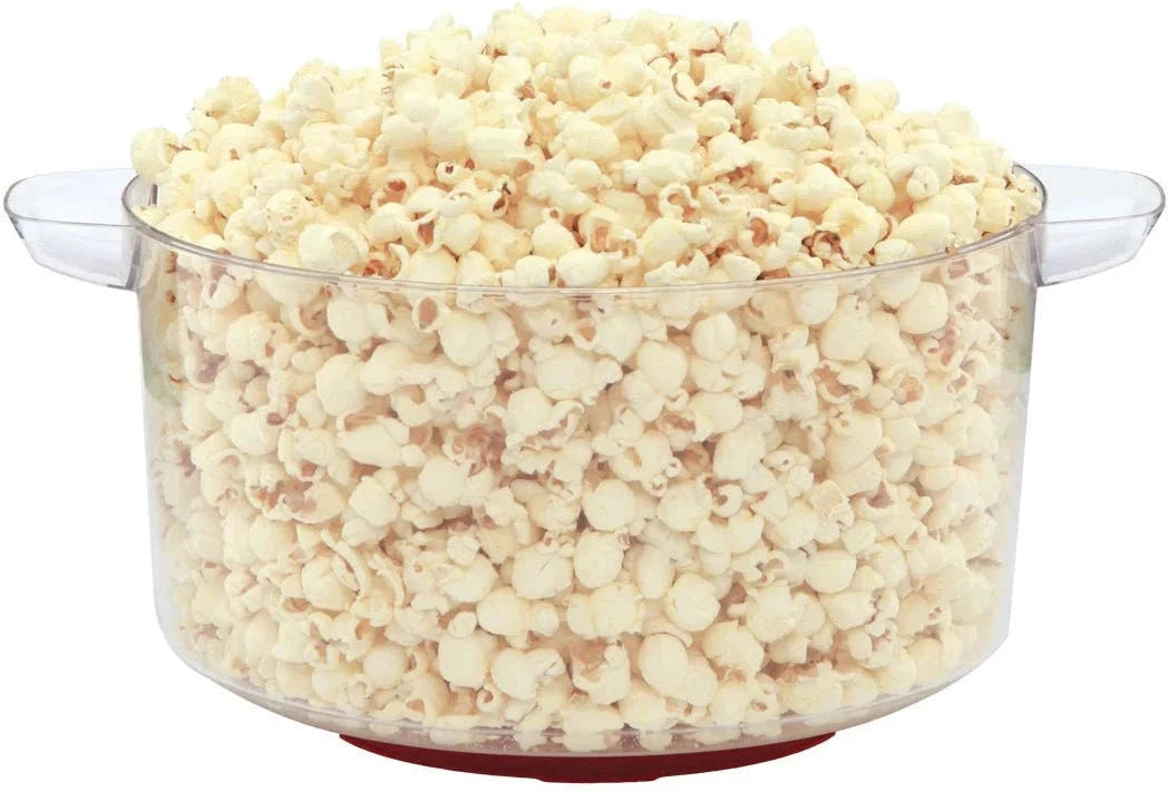 West Bend - 850W, 6 QT Red West Bend Stir Crazy Oil Popcorn Machine with Serving Bowl - 82505