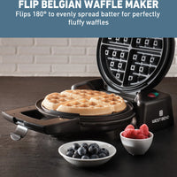 West Bend - Black Flip Belgian Style Waffle Maker - WAWBFLBK13
