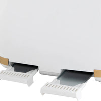 West Bend - Timeless 4-Slice White & Gold Toaster - TTWB4SWG13