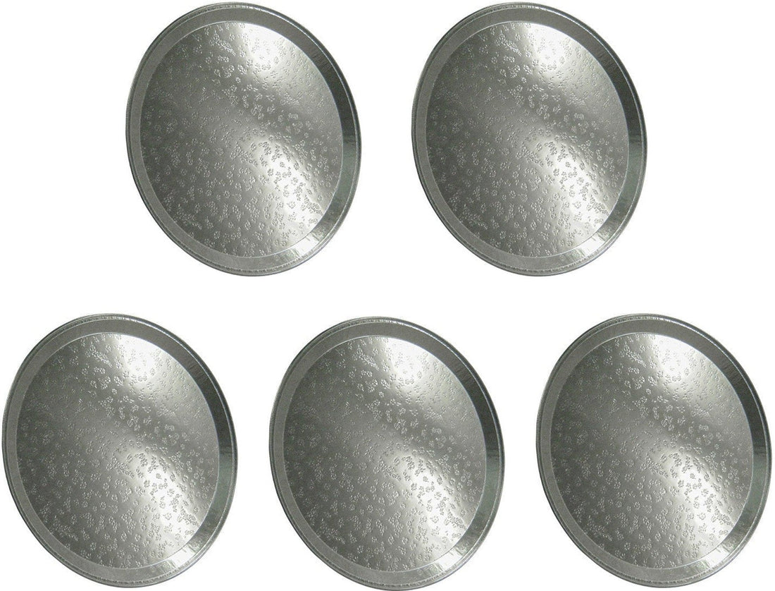 Western Plastics - 16" Foil Round Caterware Serving Tray, 25/Cs - 5516