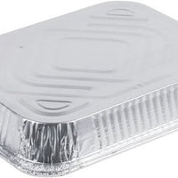 Western Plastics - 1.68" Deep, Half Size Foil Steam Table Pan Shallow, 100/Cs - 5112