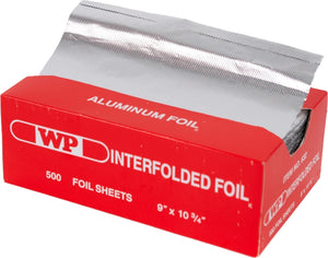 Western Plastics - 9" x 10.75" Silver Foil Pop Up Sheets, 500/bx - 632