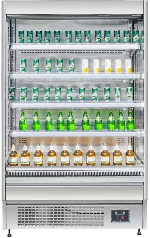 Western Refrigeration - 72" Stainless Steel Open Air Merchandiser - WROD6-S