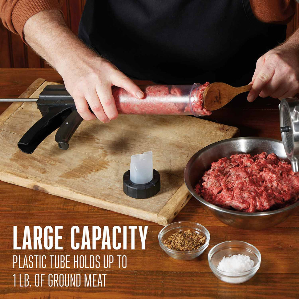 Weston - 1 Lb Original Jerky Gun Jr. Holds 1 Lb of Ground Meat - 37-0211-W - DISCONTINUED