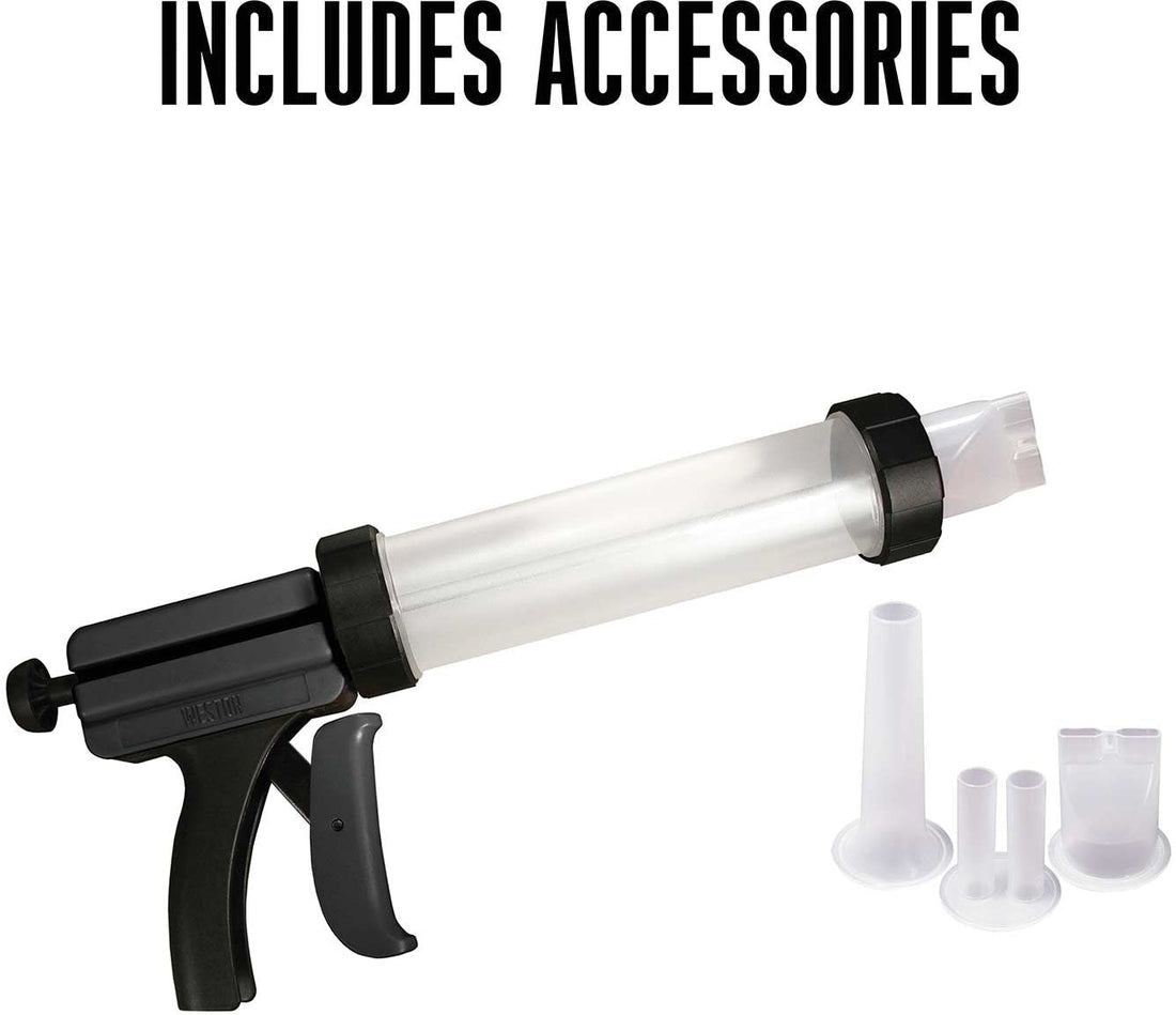 Weston - 1 Lb Original Jerky Gun Jr. Holds 1 Lb of Ground Meat - 37-0211-W - DISCONTINUED