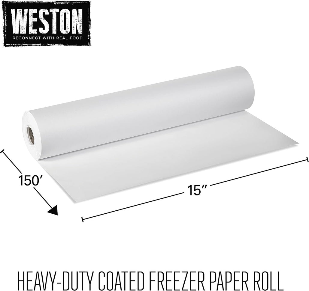 Weston - 15" x 150' Heavy Duty Freezer Paper With Cutter Box - 83-4000-W