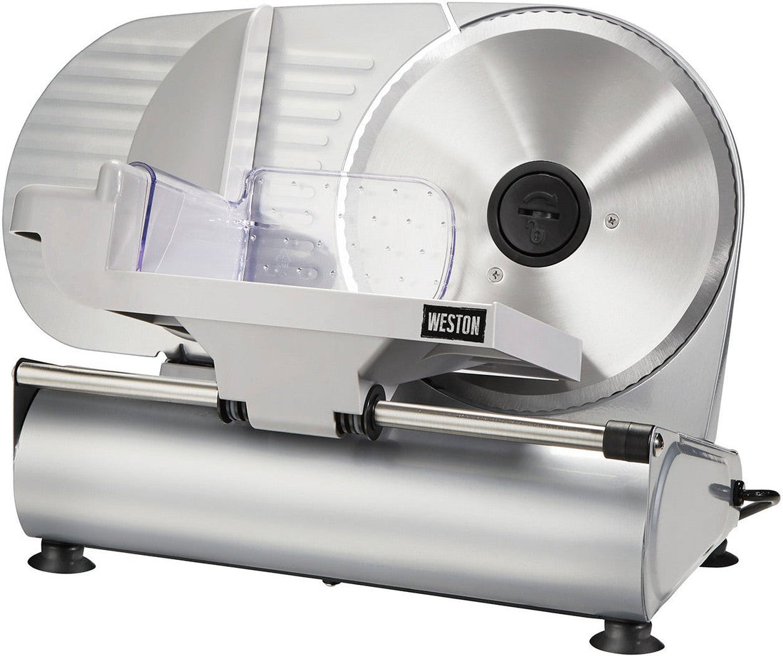 Weston - 200 W, 9" Stainless Steel Meat Slicer - 61-0901-W