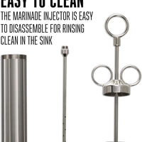 Weston - 4 OZ Nickel Plated Brass Marinade Injector - 23-0404-W