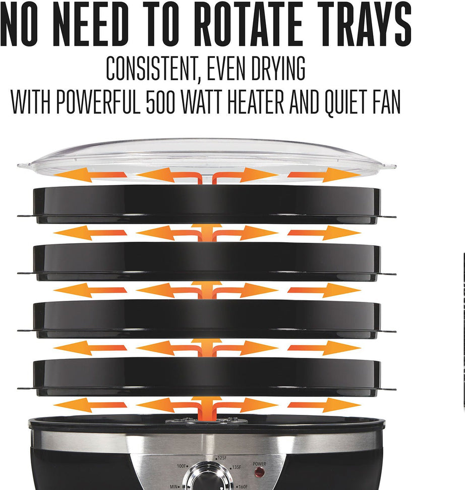 Weston - 4 Tray Analog Dehydrator - 75-0640-W