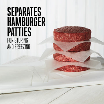 Weston - 5.5" Waxed Patty Paper Sheets, Pack of 1000 - 10-0102-W