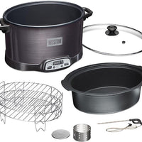 Weston - 6 QT 2 in 1 Indoor Smoker & Slow Cooker - 03-2500-W