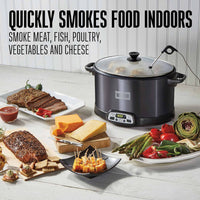 Weston - 6 QT 2 in 1 Indoor Smoker & Slow Cooker - 03-2500-W