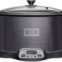 Weston - 6 QT 2 in 1 Indoor Smoker & Slow Cooker - 03-2500-W