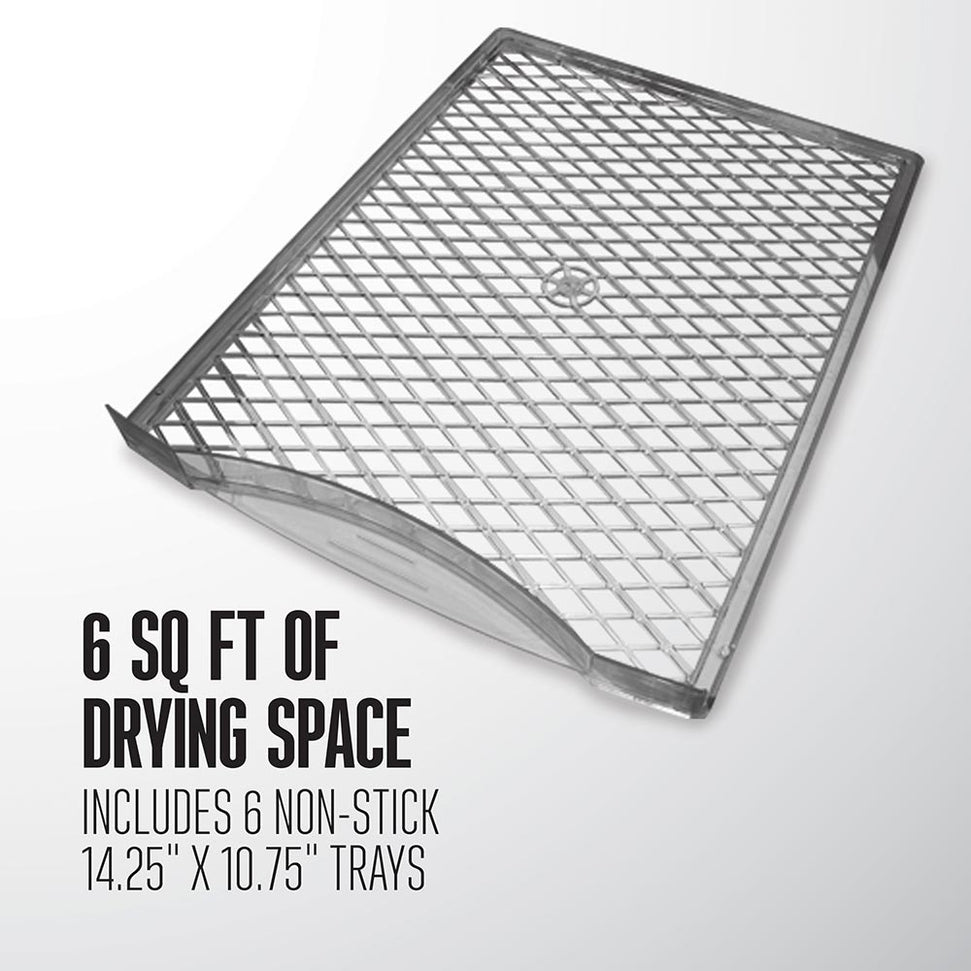 Weston - 6 Tray Food & Jerky Dehydrator - 75-0301-W