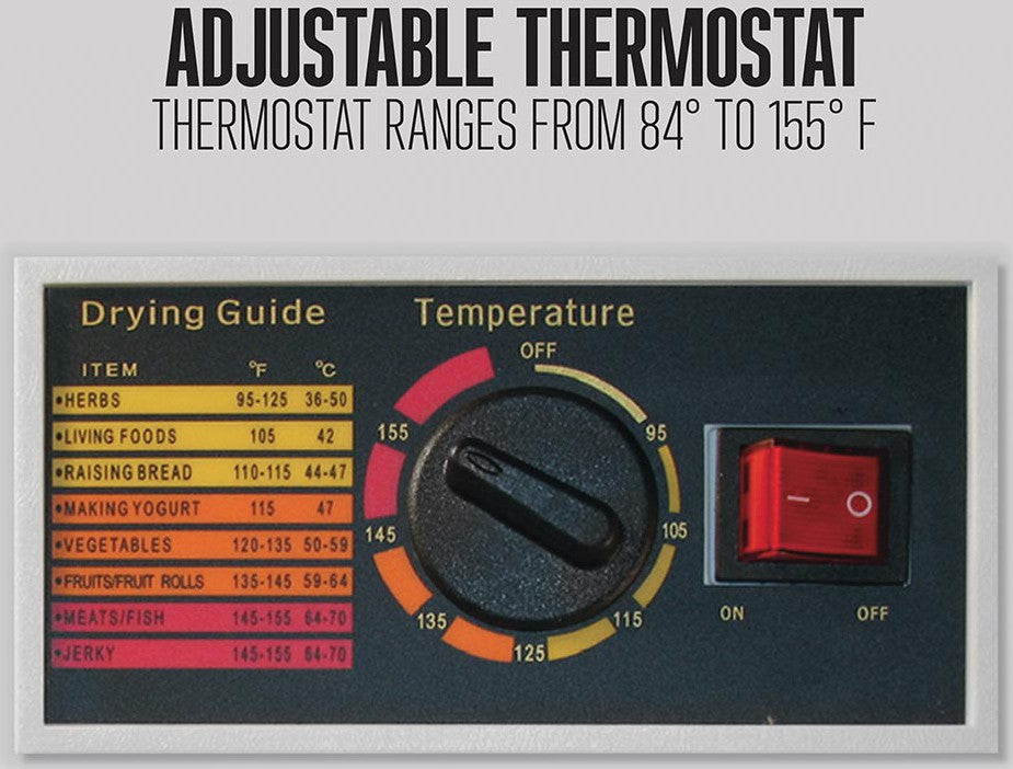 Weston - 6 Tray Food & Jerky Dehydrator - 75-0301-W