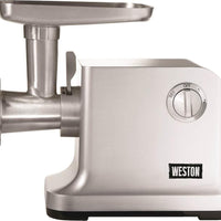 Weston -750 W, #12 Electric Countertop Meat Grinder - 33-1301-W