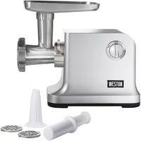 Weston -750 W, #12 Electric Countertop Meat Grinder - 33-1301-W